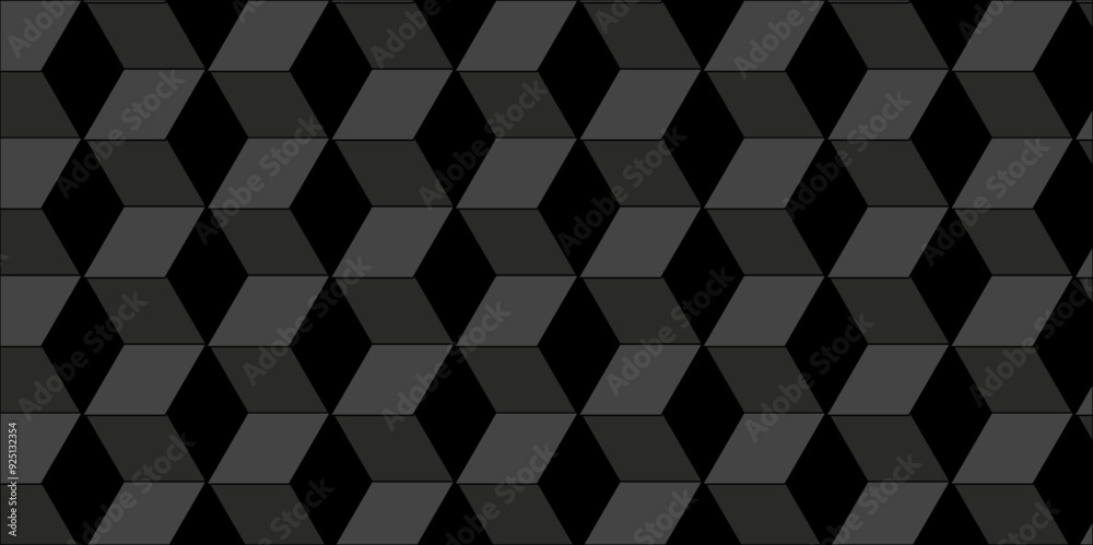 Abstract black and gray geometric style minimal blank cubic. Geometric pattern illustration mosaic, square and triangle wallpaper. seamless triangles shape mosaic backdrop art texture vector grid. Abstract black and gray geometric style minimal blank cubic. Geometric pattern illustration mosaic, square and triangle wallpaper. seamless triangles shape mosaic backdrop art texture vector grid.