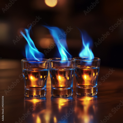 Flaming Dr Pepper Shot