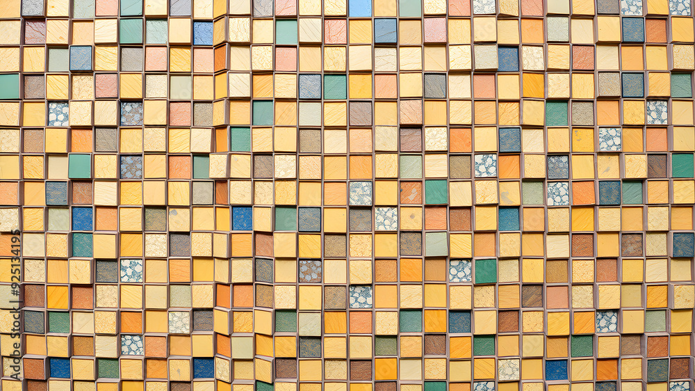 Abstract Mosaic Pattern Background with Space for Text. Generative AI Abstract Mosaic Pattern Background with Space for Text. Generative AI