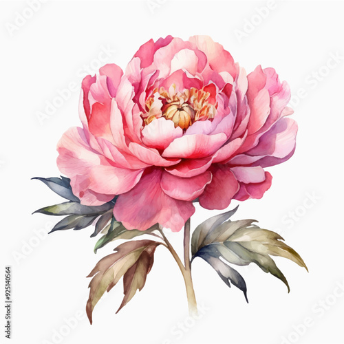 Watercolor bouquet flowers watercolor on white background,  bouquet flowers watercolor