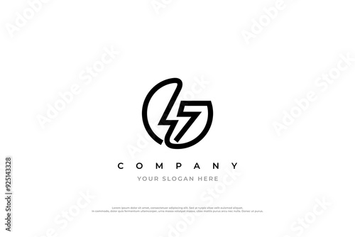 Initial Letter G Bolt Logo Design