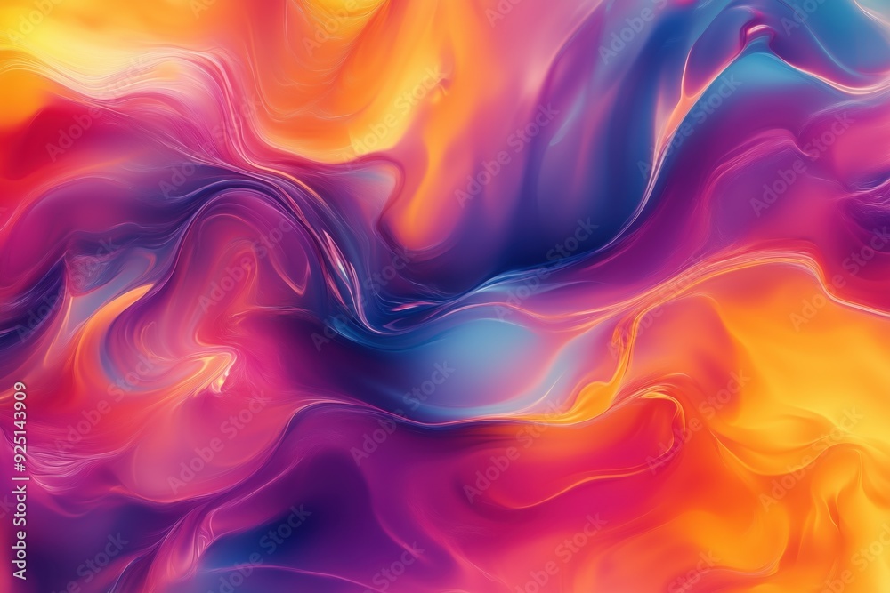 Detailed background showcasing fluid color transitions, with streams blending effortlessly to form Detailed background showcasing fluid color transitions, with streams blending effortlessly to form