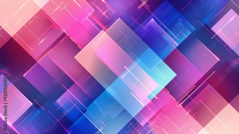 A tech-inspired background with modern geometric patterns in soft gradient tones A tech-inspired background with modern geometric patterns in soft gradient tones