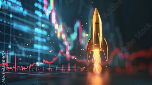 Golden Rocket Launching fro...