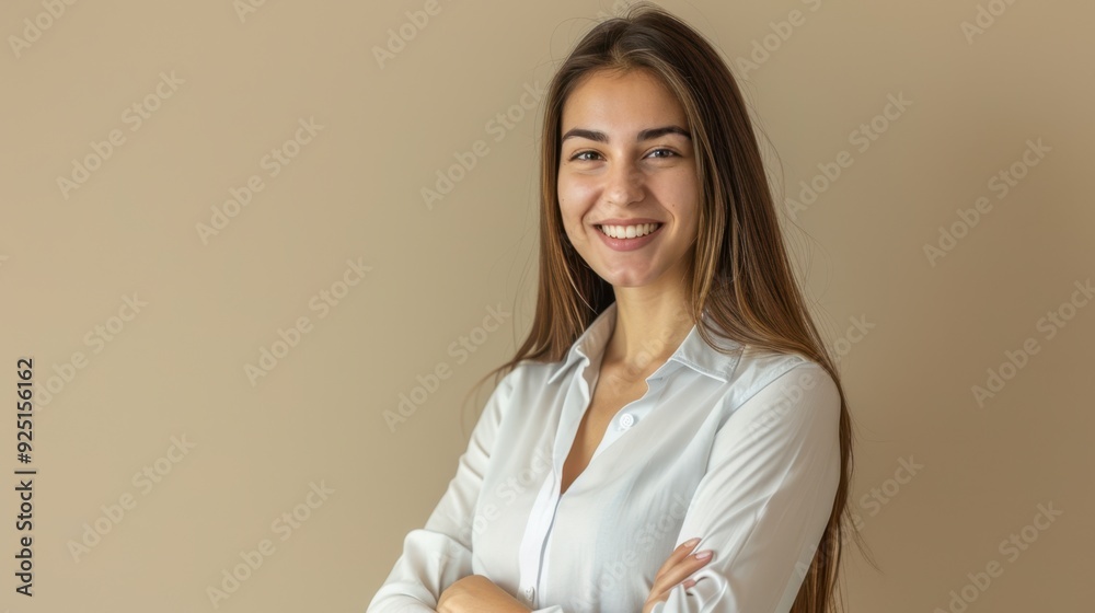 The confident young woman The confident young woman