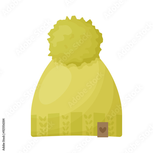 Winter children knitted hat