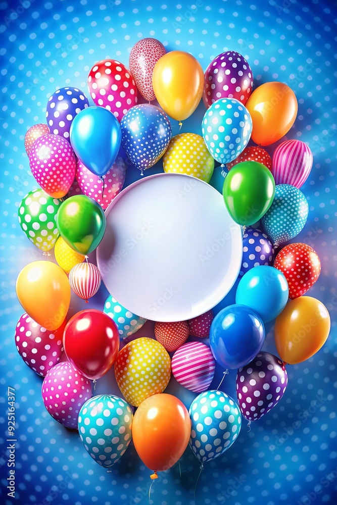 Realistic happy birthday card  background or banner template