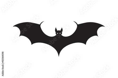 Wallpaper Mural Halloween bat silhouette vector illustration Torontodigital.ca
