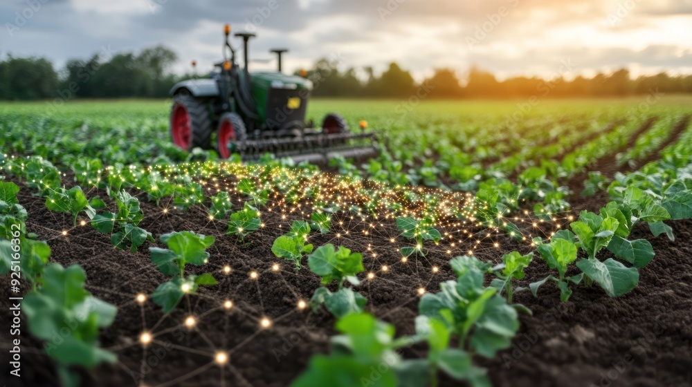 Obraz premium Smart Agriculture: The Future of Farming