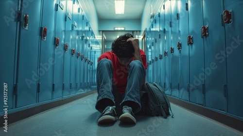 The Student in Hallway