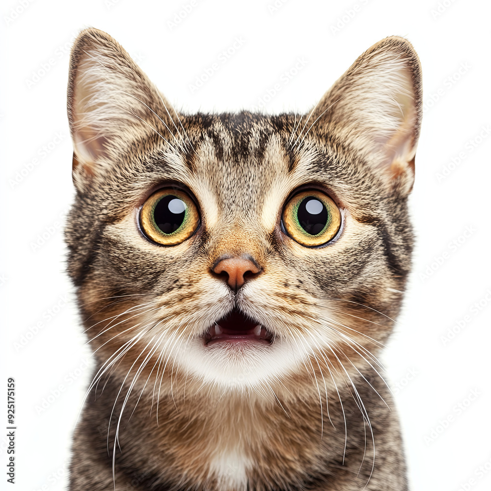 Fototapeta premium cat surprised