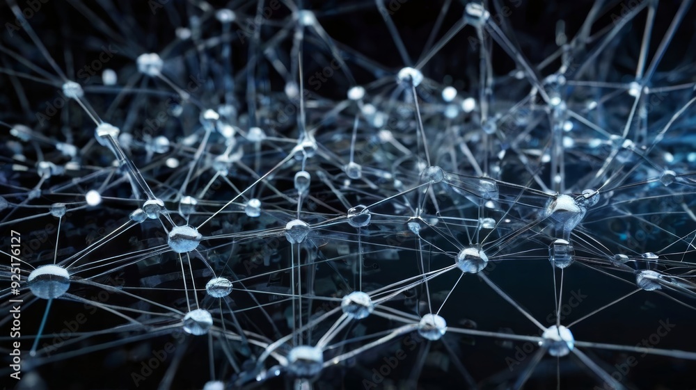 Technology Network Background Technology Network Background