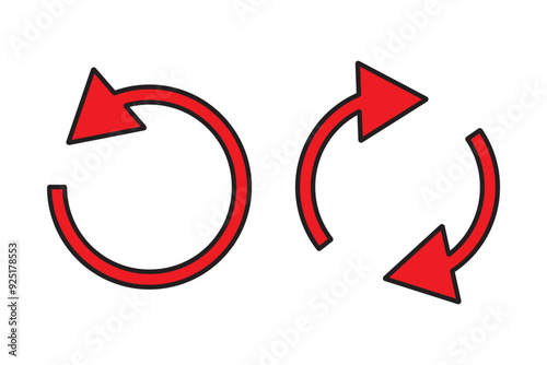 Free Download Refresh icon set illustration. Reload sign and symbol. Update icon. - GFXLoad