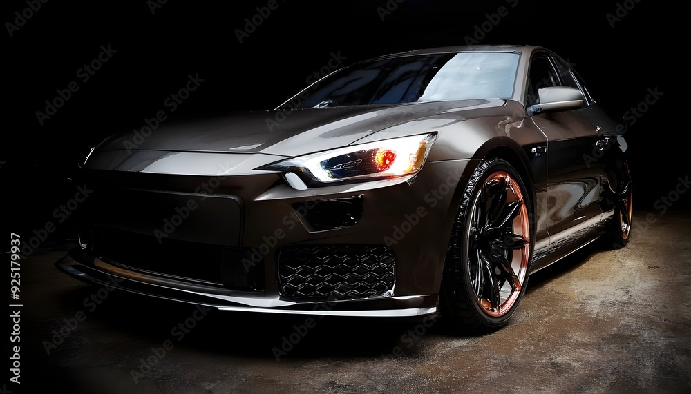 super sport car background with copy space, generic and brandless model car. super sport car background with copy space, generic and brandless model car.