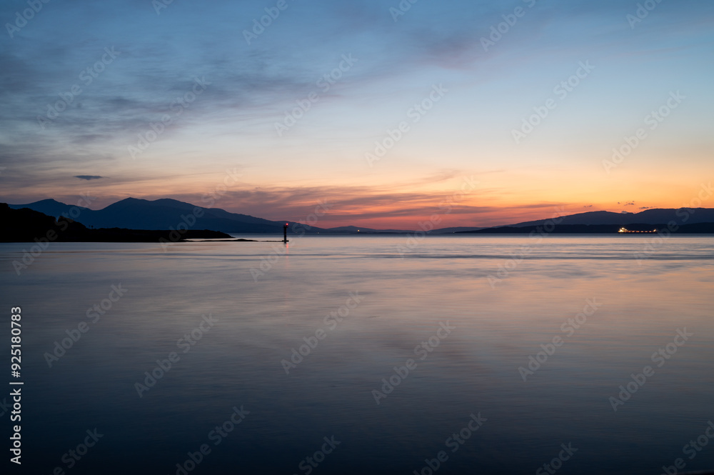 Fototapeta premium Sunset in Oban