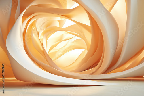 Fototapeta Naklejka Na Ścianę i Meble -  Abstract 3d tunnel background