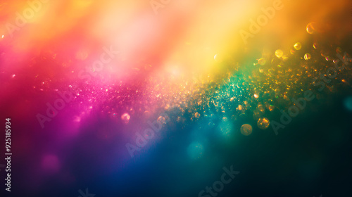 Abstract background with highlights and bokeh in rainbow colors,Abstract Multicolor Visualization, abstract background with colorful spectrum. Bright neon rays and glowing lines.

