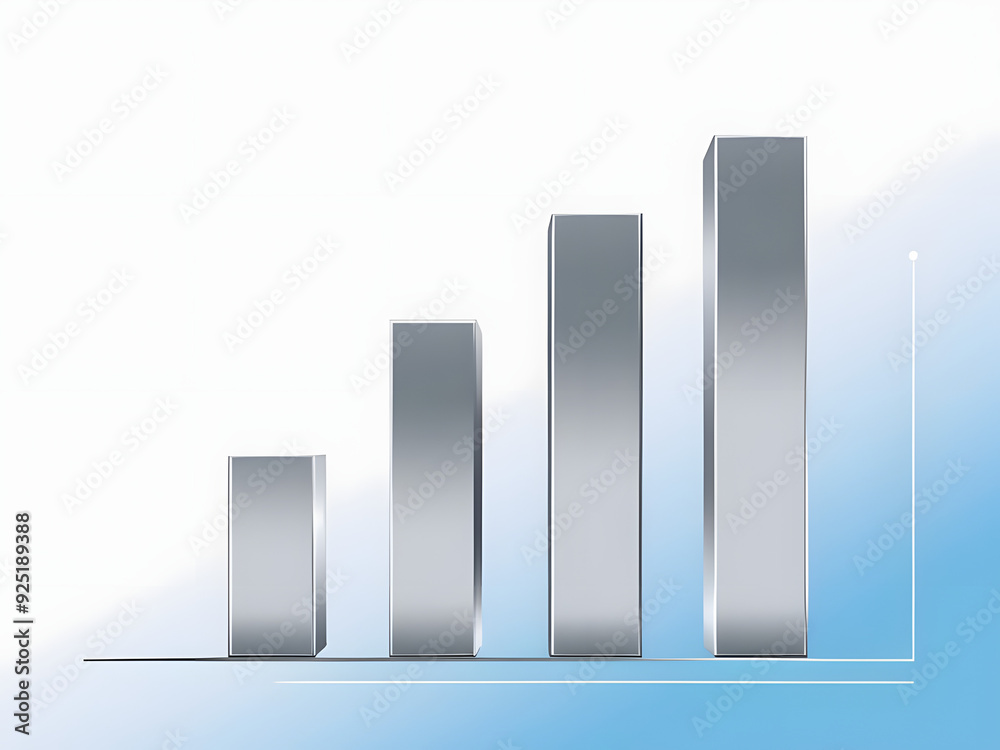 business growth graph isolated on white background finance concept business growth graph isolated on white background finance concept