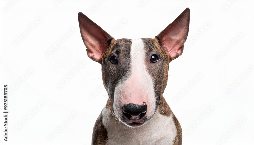 ミニチュア・ブル・テリアのポートレート(Miniature Bull Terrier portrait on white background)
ミニチュア・ブル・テリアのポートレート(Miniature Bull Terrier portrait on white background)
