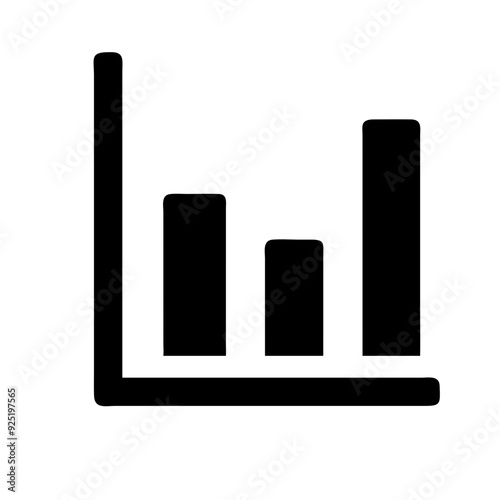 Chart Icon Design for Data and Analytics Themes