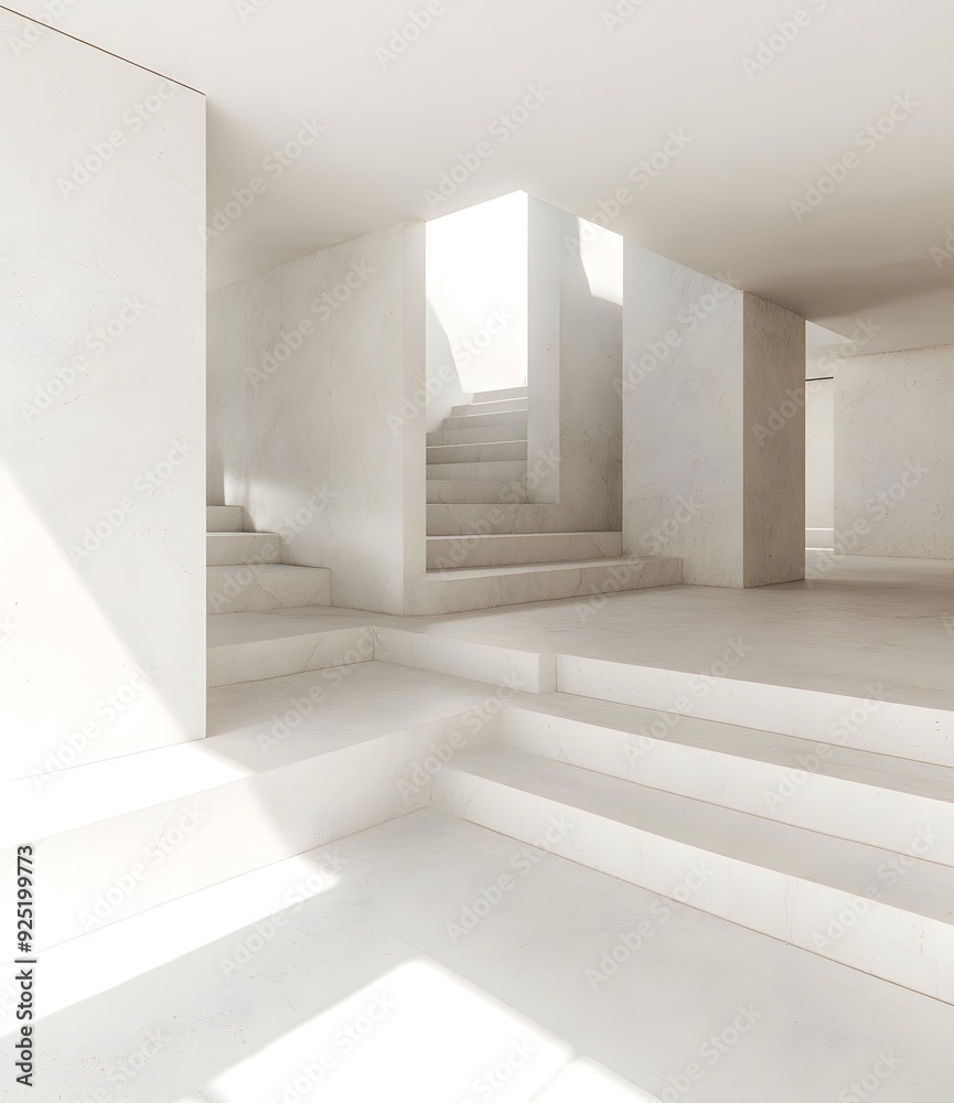 Minimalist White Staircase Architecture Design Minimalist White Staircase Architecture Design