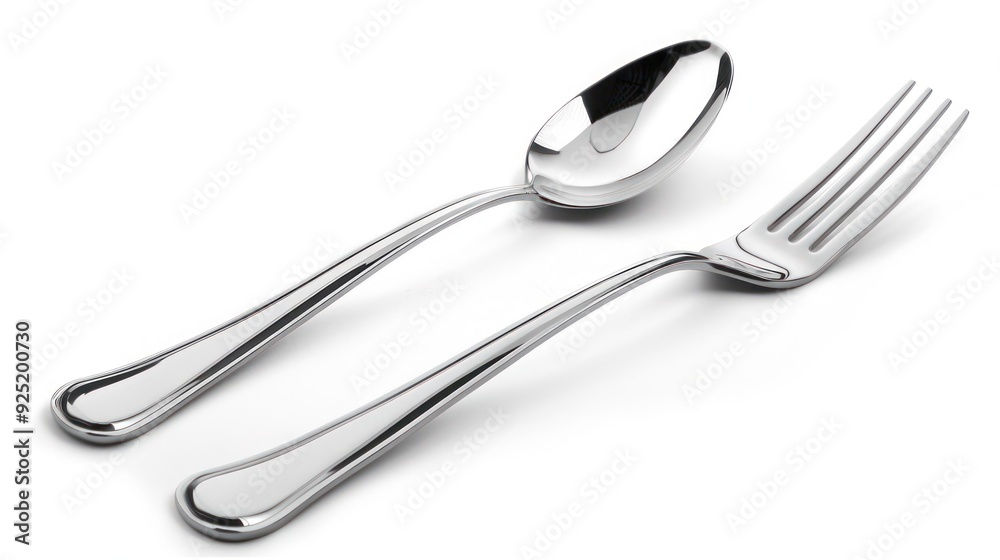 fork, spoon, cutlery on white background, isolated, clipping path fork, spoon, cutlery on white background, isolated, clipping path