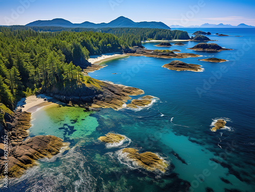 Attractive nature tropical beach and sea