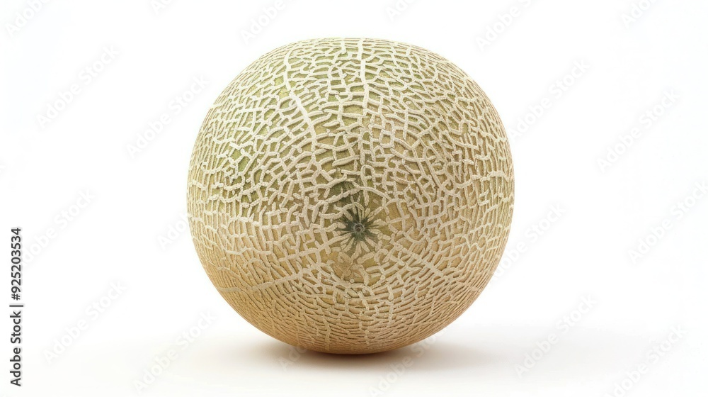 melon isolated on white background, full depth of field melon isolated on white background, full depth of field