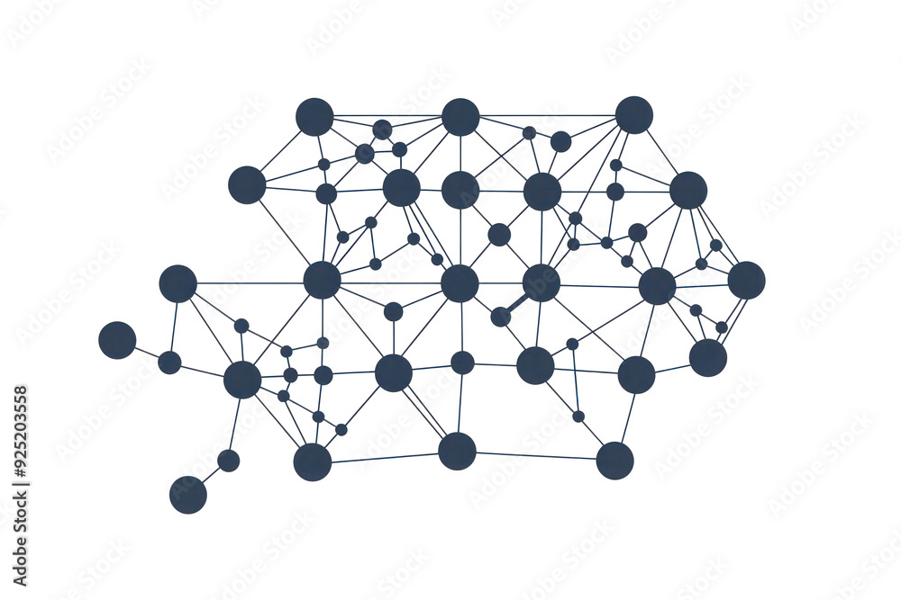 Detailed 2D Illustration of Machine Learning Algorithm Flowchart with ...