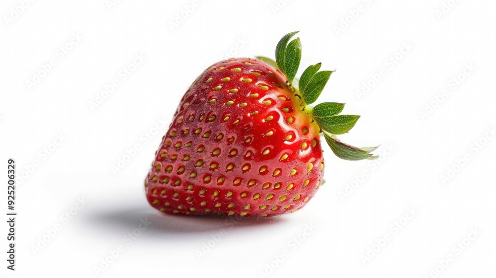 strawberry isolated on white background, clipping path, full depth of field. strawberry isolated on white background, clipping path, full depth of field.