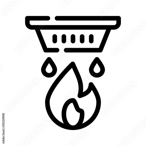 fire line icon