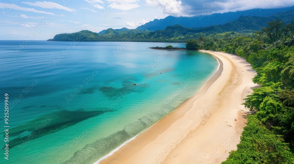 Serene Coastal Escape, a picturesque shoreline with soft golden sands, gentle waves lapping at the shore, and a vast, shimmering ocean stretching to the horizon. Serene Coastal Escape, a picturesque shoreline with soft golden sands, gentle waves lapping at the shore, and a vast, shimmering ocean stretching to the horizon.