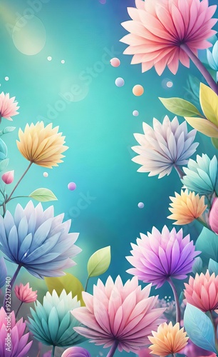 background with flowers