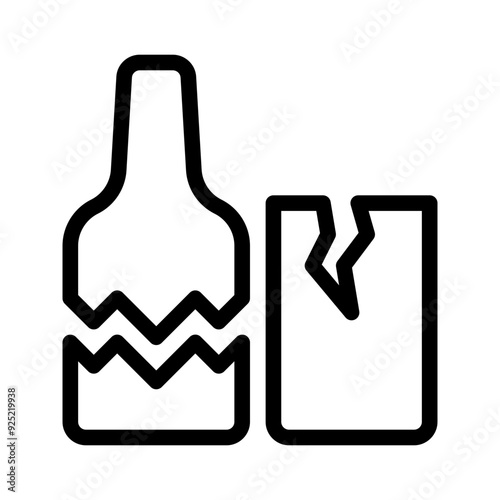 glass line icon