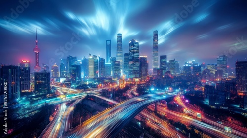 Night Lights of the City  A Long Exposure of Urban Life