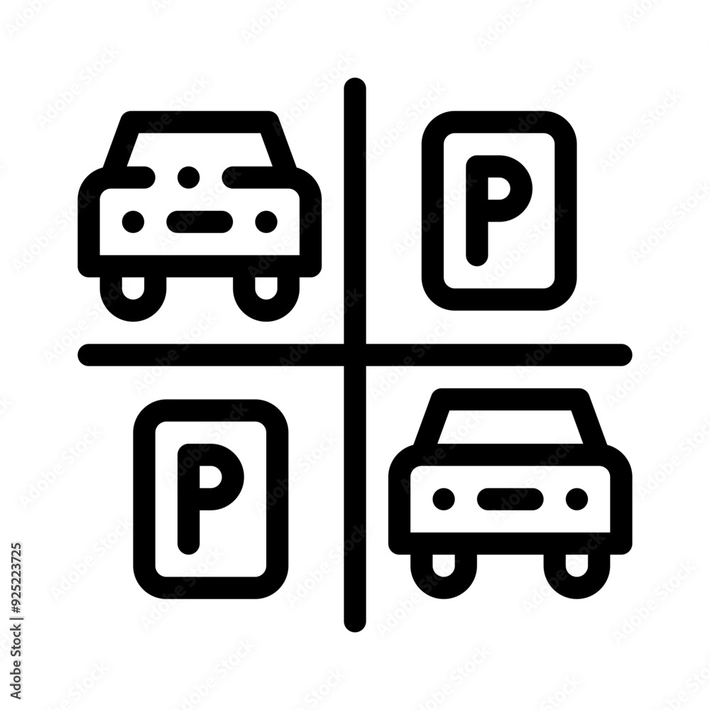lot line icon lot line icon
