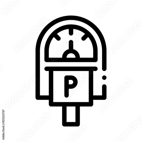 meter line icon