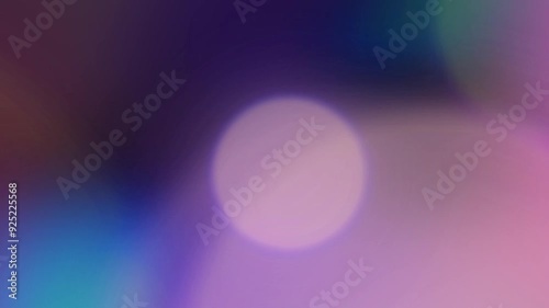 Colorful circles in bokeh purple background