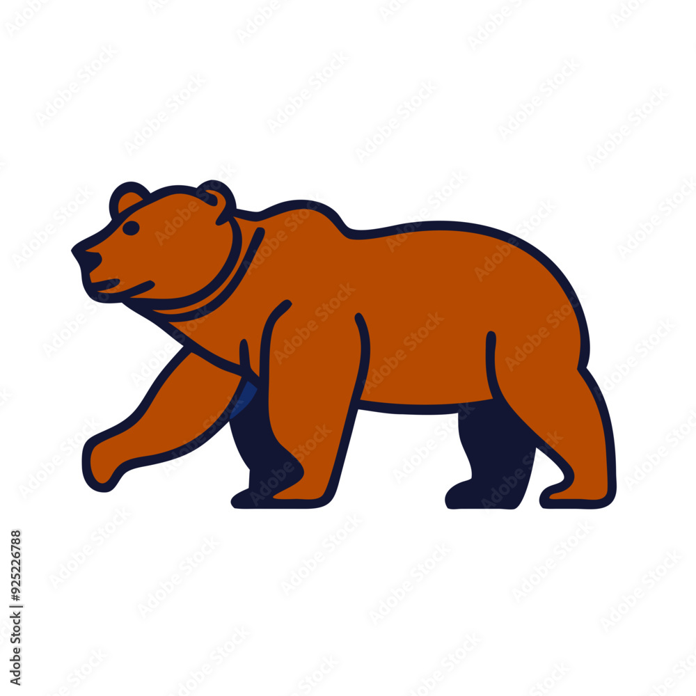Bear Icon Design for Wildlife and Nature Themes Bear Icon Design for Wildlife and Nature Themes