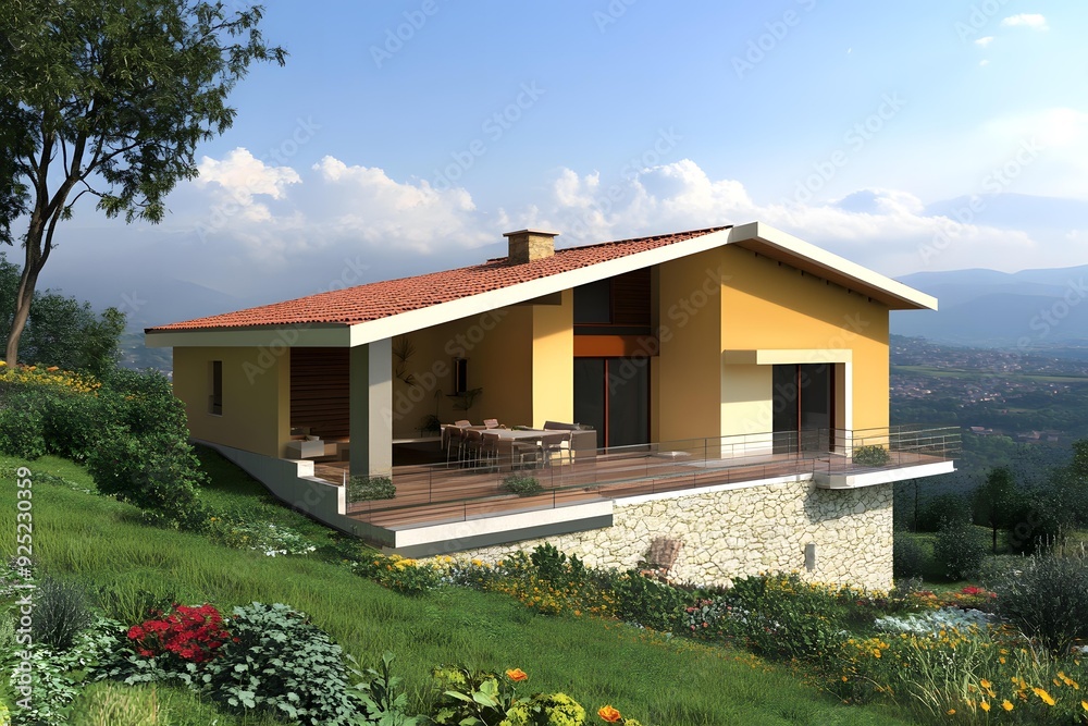 Modern House Design with a View