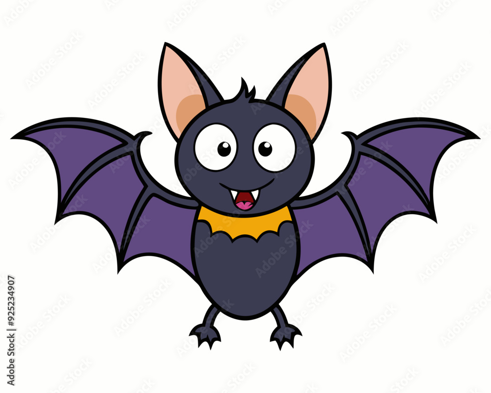 Halloween bat cartoon vector illustration Halloween bat cartoon vector illustration