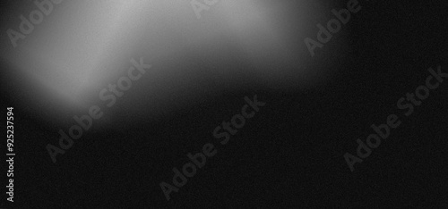 Black white grainy background, monochrome gray noisy texture dark grunge banner, header poster cover backdrop design photo