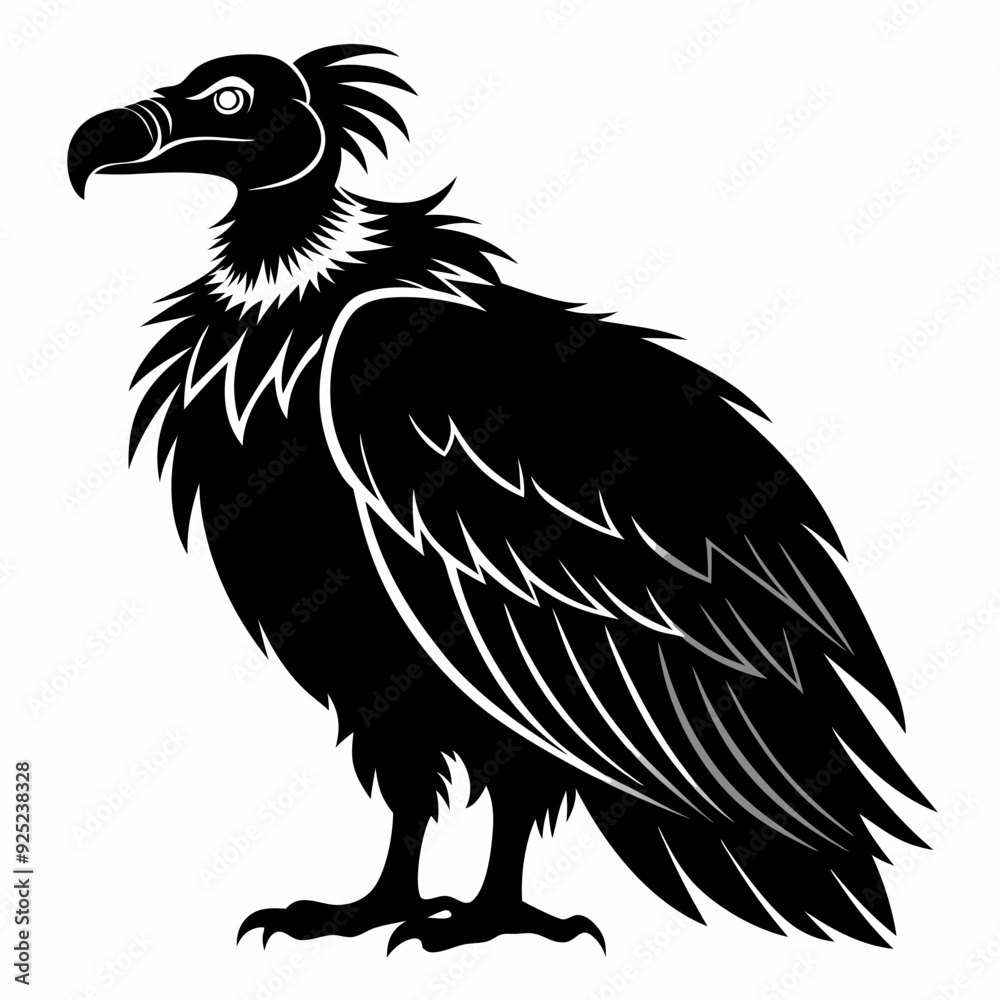 Vulture Black silhouette Vulture Black silhouette