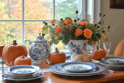 Thanksgiving table setting