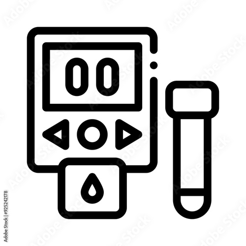 hemoglobin line icon