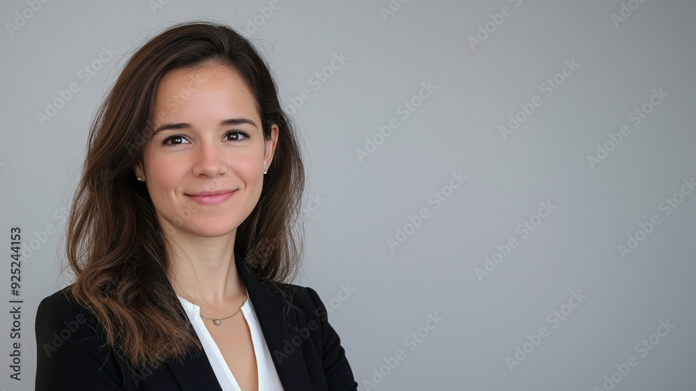 Professionelles Porträt einer jungen Frau mit natürlichem Look. Perfekt für LinkedIn, Facebook oder andere soziale Medien Professionelles Porträt einer jungen Frau mit natürlichem Look. Perfekt für LinkedIn, Facebook oder andere soziale Medien