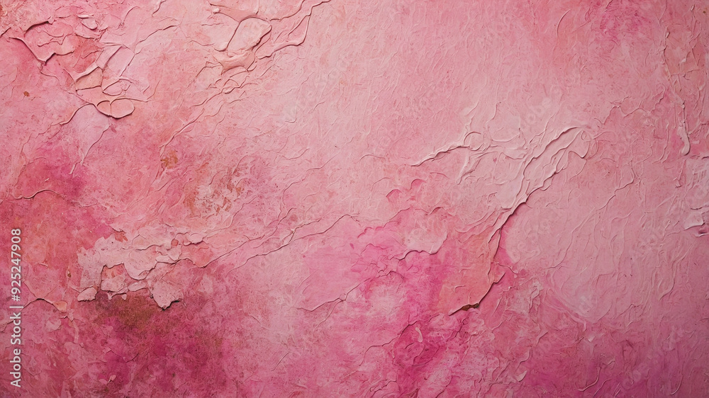 Obraz premium Pink painted textured wall background 