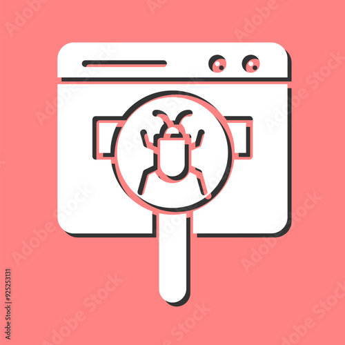 Web Bug Vector Icon