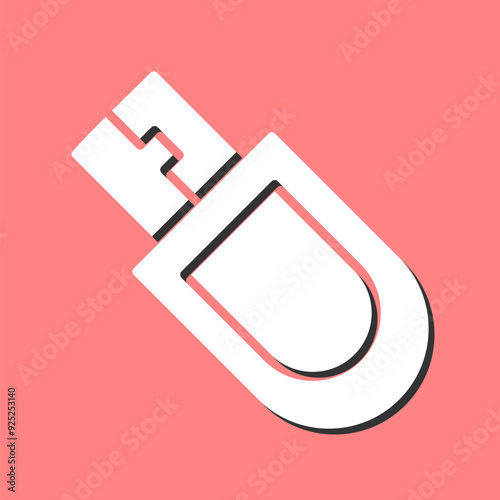 Bitcoin USB Device Vector Icon
