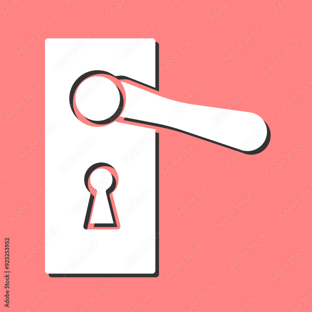 Door Handle Vector Icon